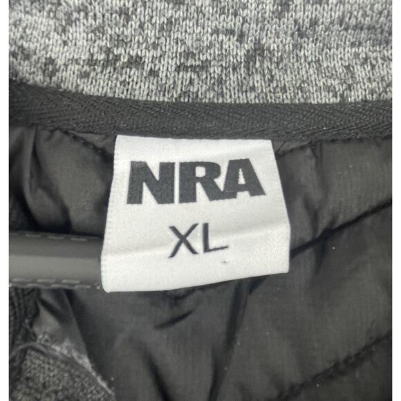NRA National Rifle Association Fleece Pullover 1/4 Zip Mens Size XL Embroidered - Picture 7 of 8